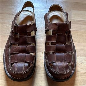 Johnston & Murphy Sandals 25-1730 Size 9 Brown